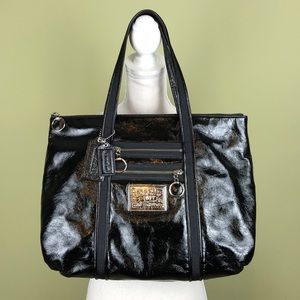 Coach Patent Leather Poppy Collection Tote